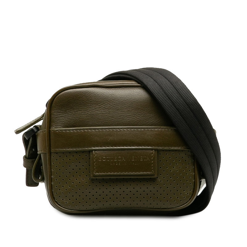 Bottega Veneta Crossbody Bag Satchel in Leather Brown