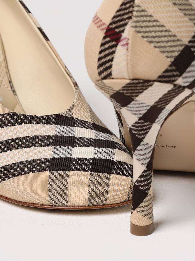 Burberry Check Baby High Pumps Beige
