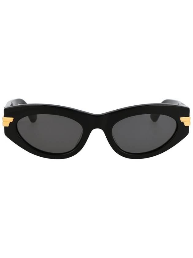 Bottega Veneta Eyewear Women's Bold Frame Cat Eye Sunglasses Black