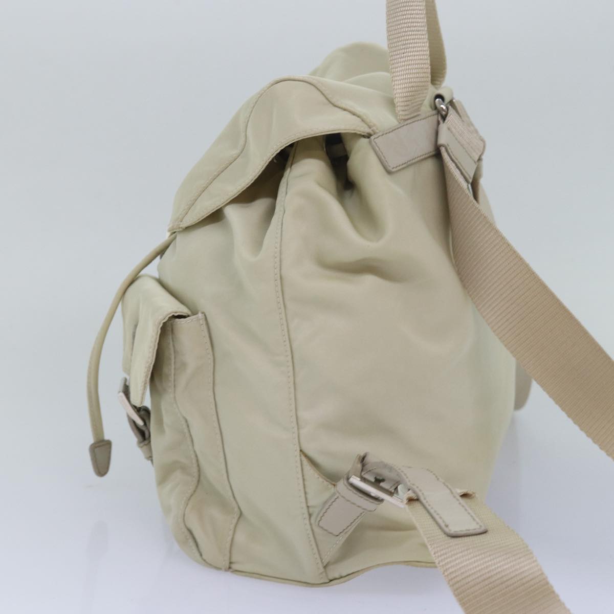 PRADA Nylon Backpack White 80102
