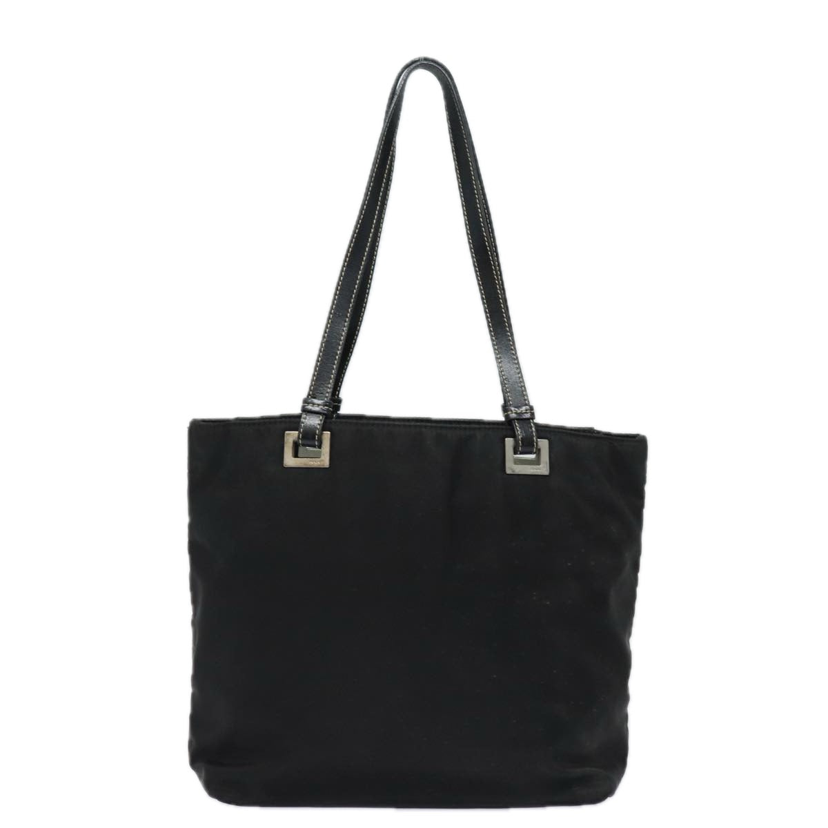 PRADA Nylon Hand Bag Black 80108