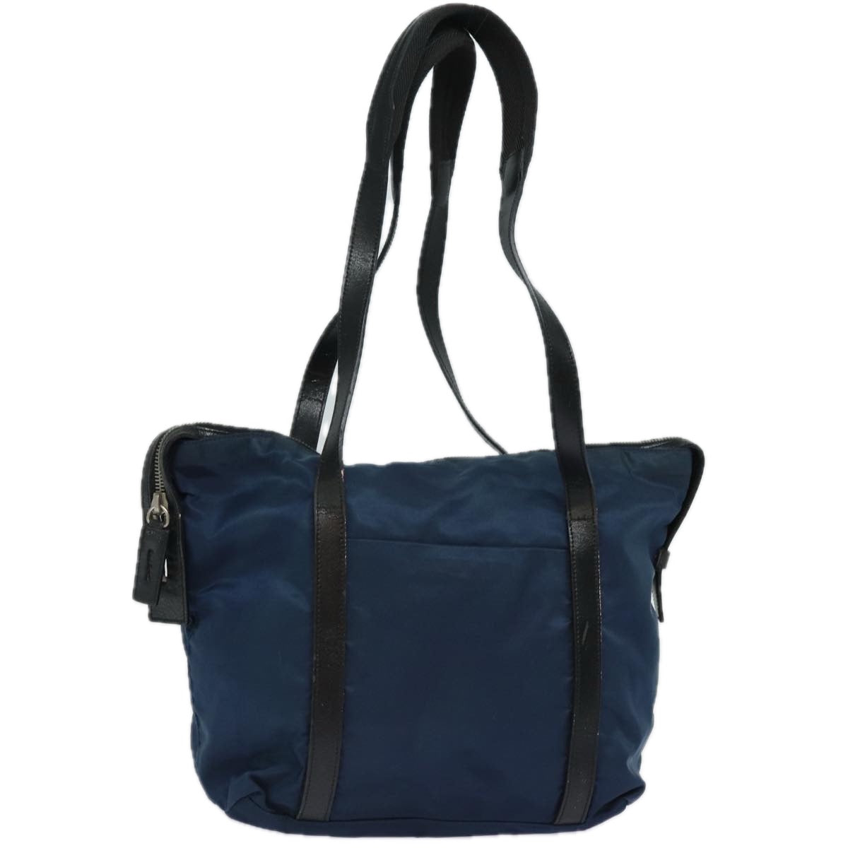 PRADA Nylon Shoulder Bag Blue 80109