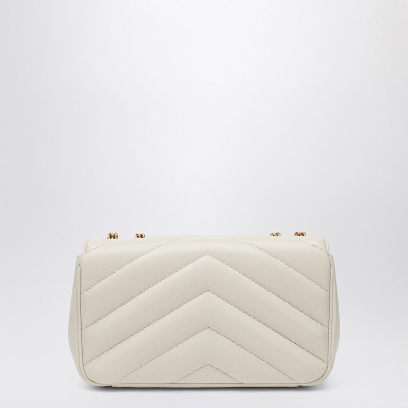 Saint Laurent Loulou Small Bag White Leather Women