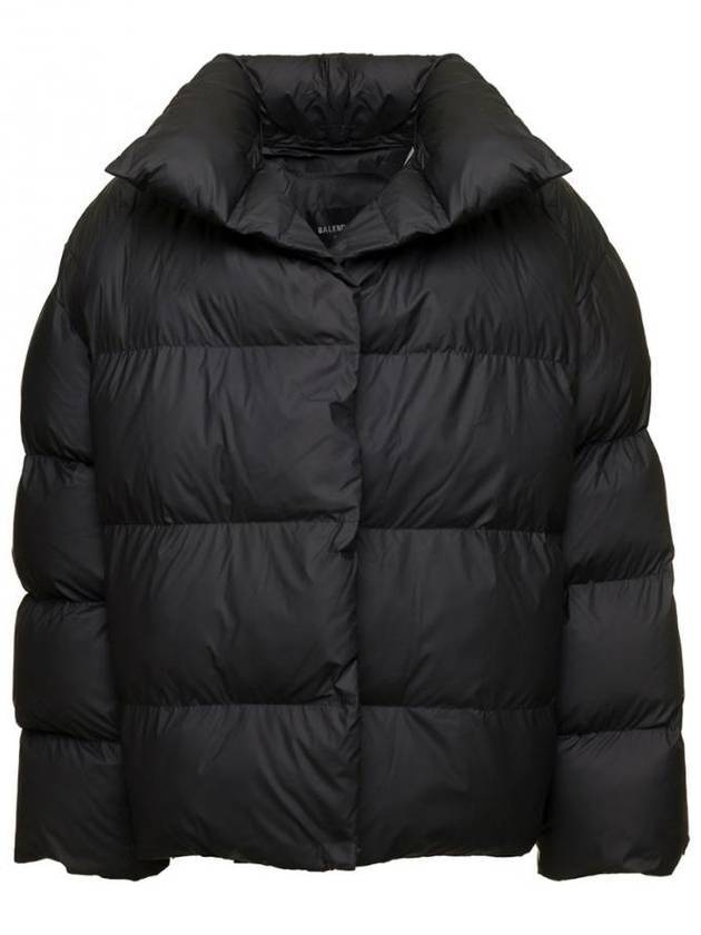 Balenciaga Back Logo Wrap Padding Black