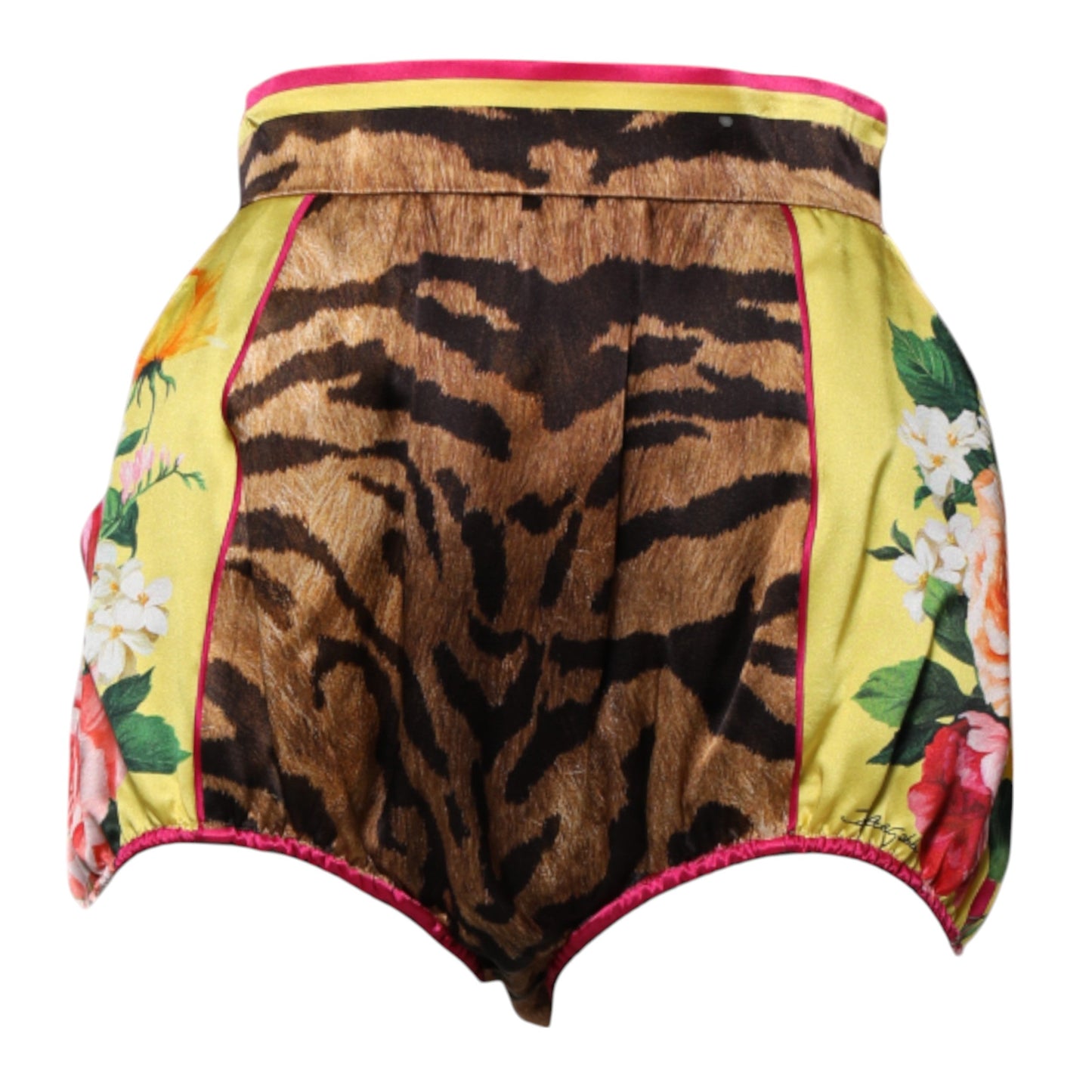 Dolce & Gabbana Multicolor Floral High Waist Hot Pants Women's Shorts