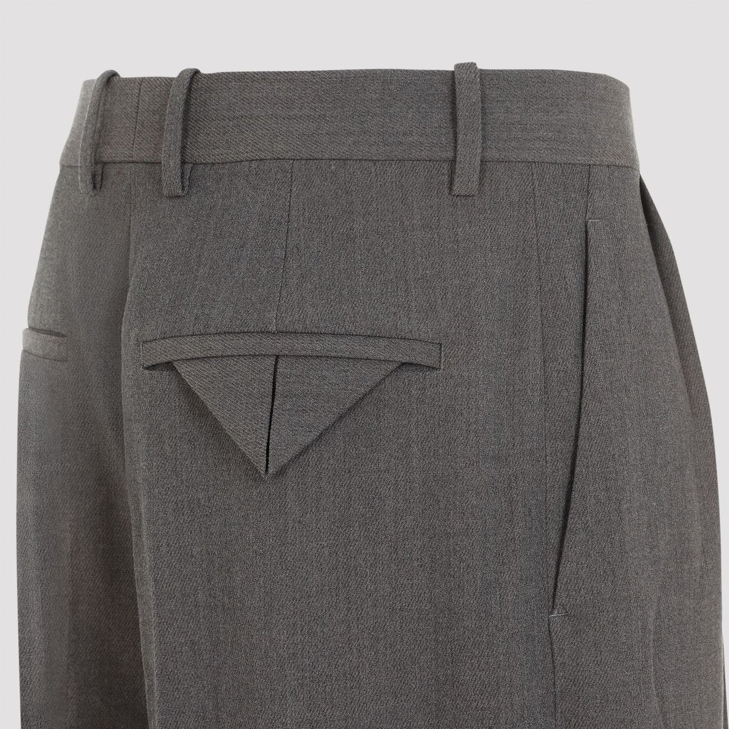 BOTTEGA VENETA Wool Trousers with Back Welt Pockets