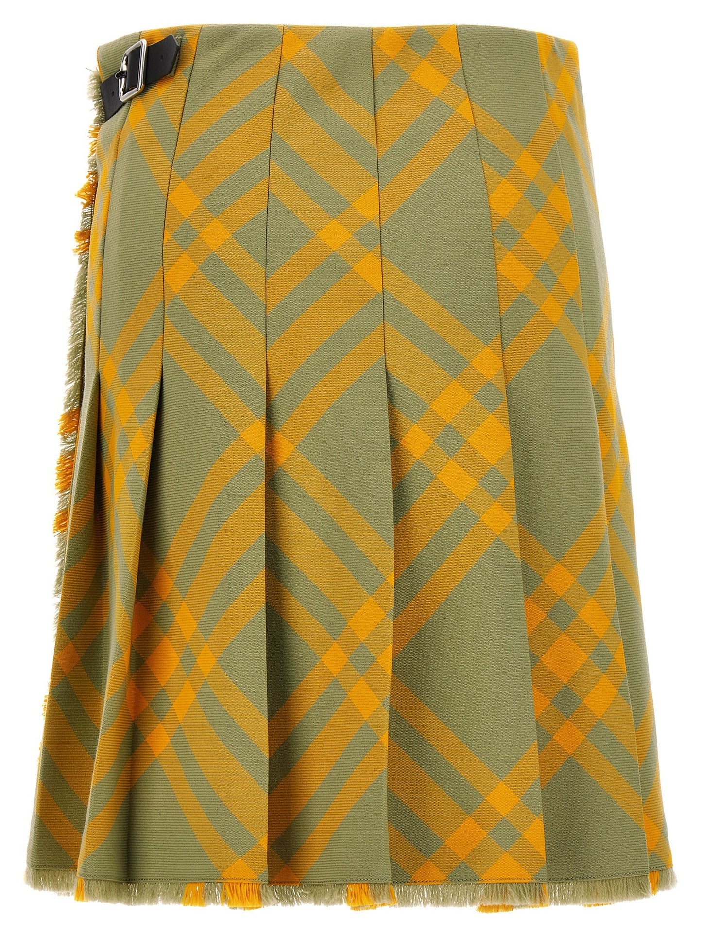 Burberry Women Check Kilt Skirt