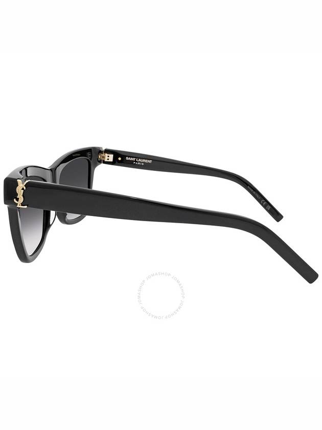 Saint Laurent Saint Laurent Grey Gradient Square Unisex Sunglasses SL M106 002 52
