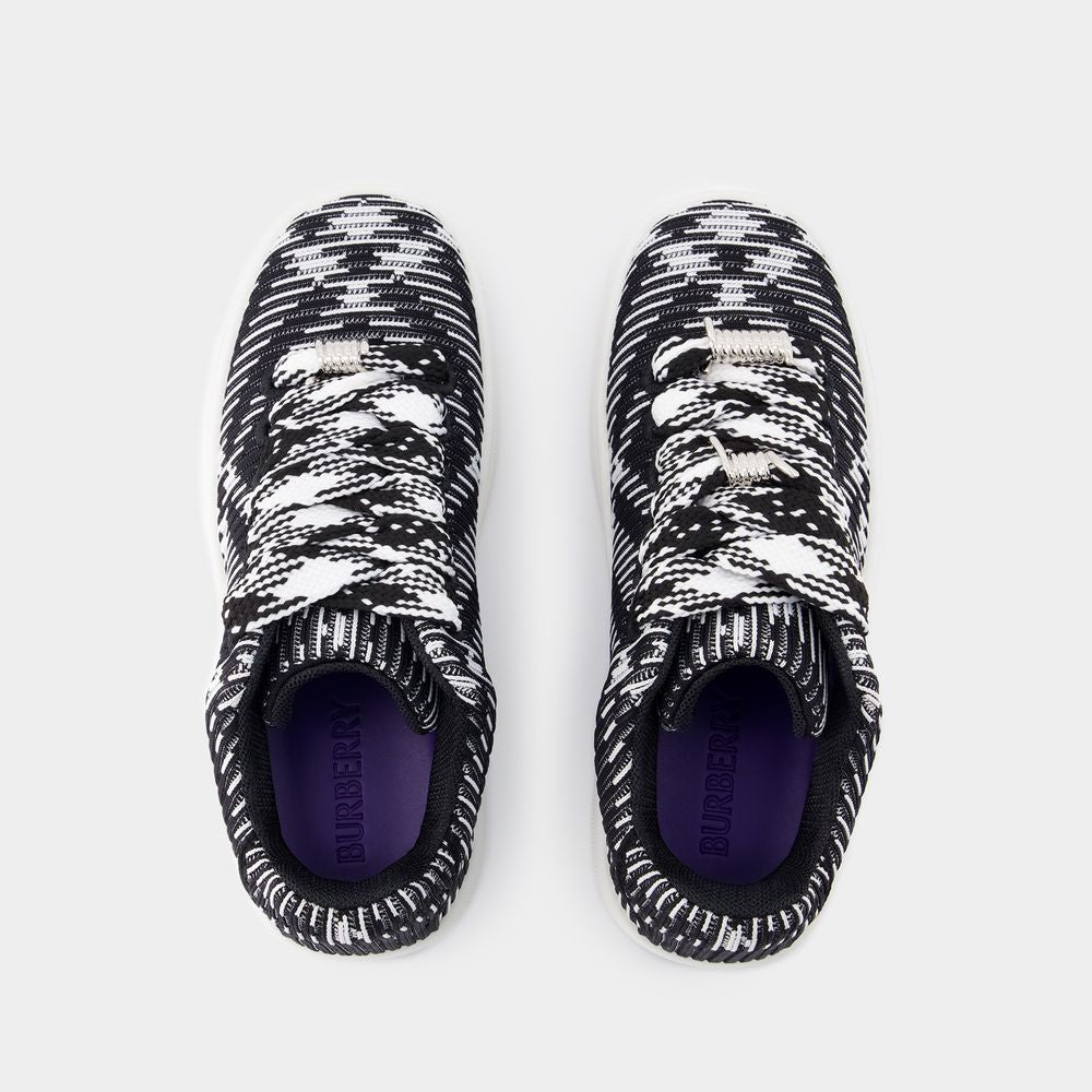 BURBERRY LF Box Knit Sneaker for Women