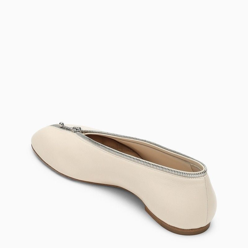 BURBERRY Ballerina Zip Flats for Women
