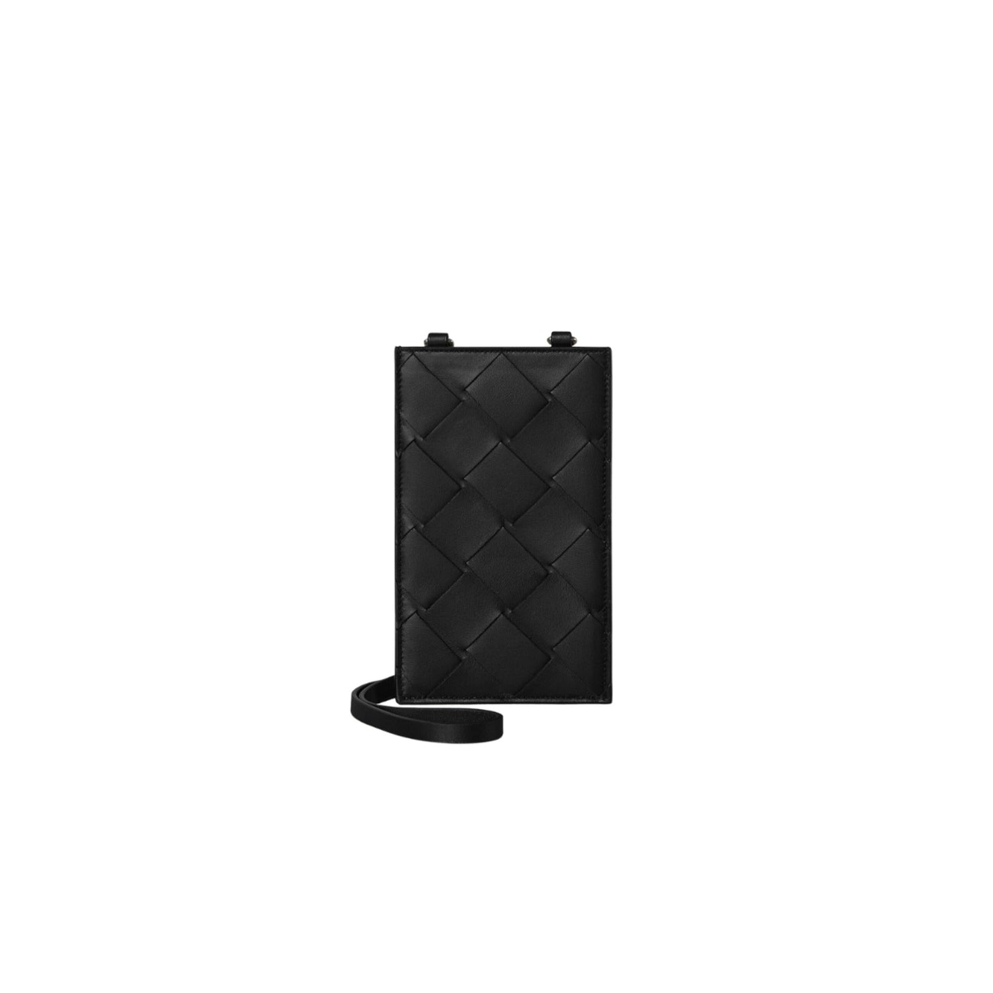 Bottega Veneta Leather Card Holder Black