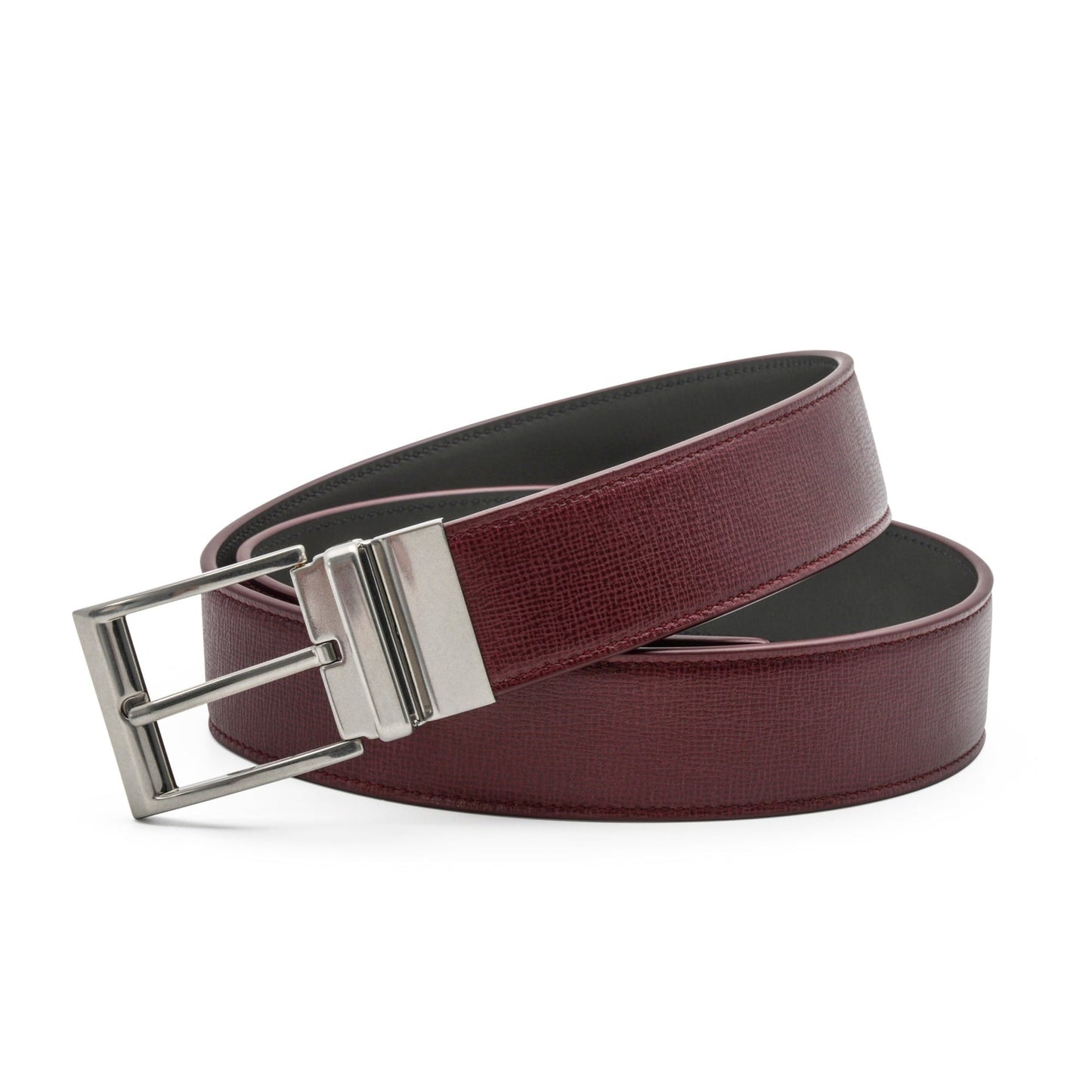 Bottega Veneta Leather Belt 95 Burgundy