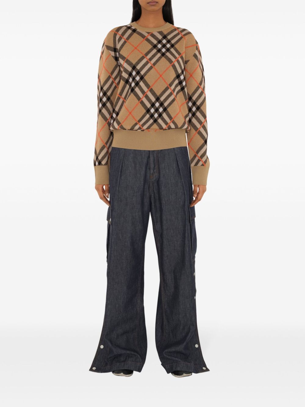 BURBERRY Checks and Balance Women's Pullover