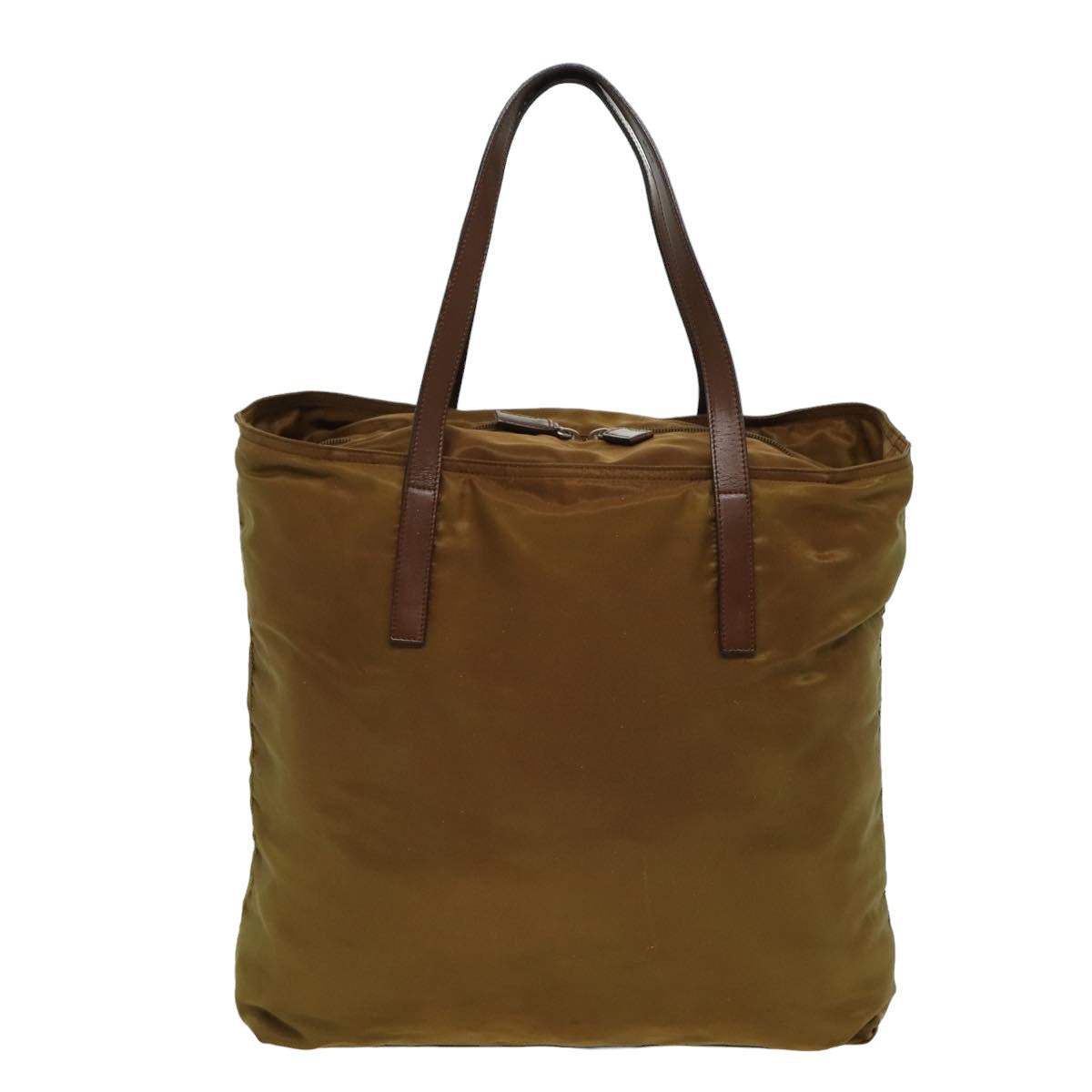 PRADA Shoulder Bag Nylon Khaki 80937