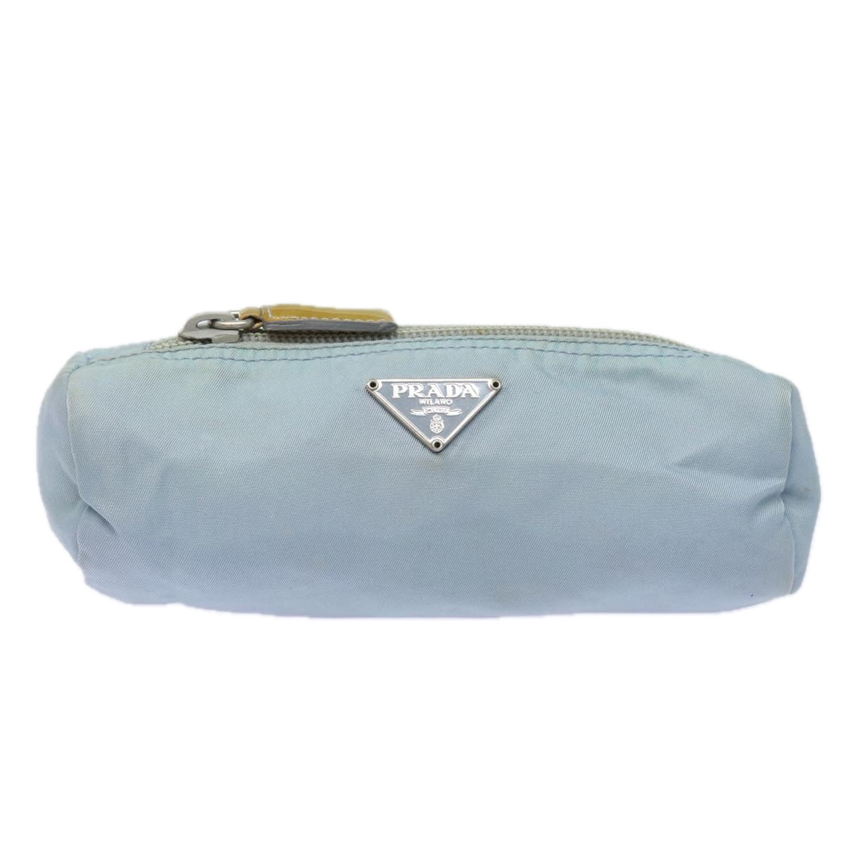PRADA Pouch Nylon Light Blue 80953