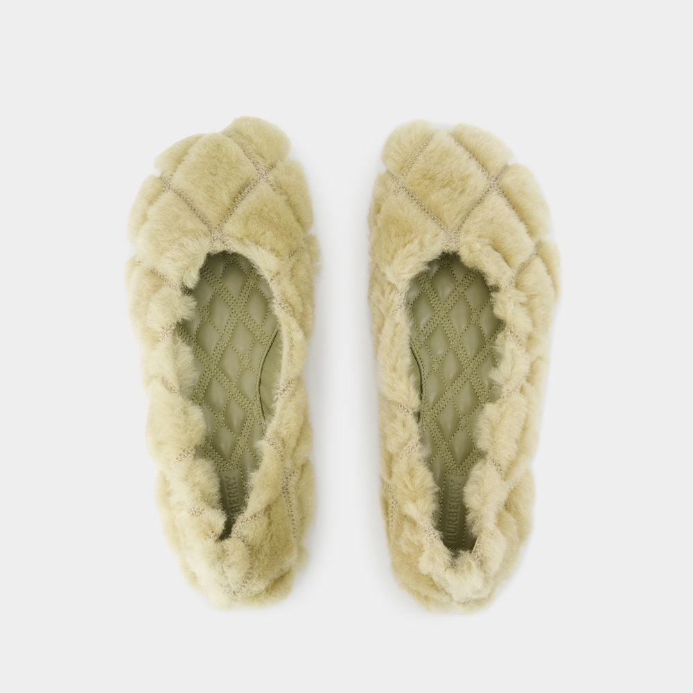 BURBERRY Mini Cozy Ballerinas for Women