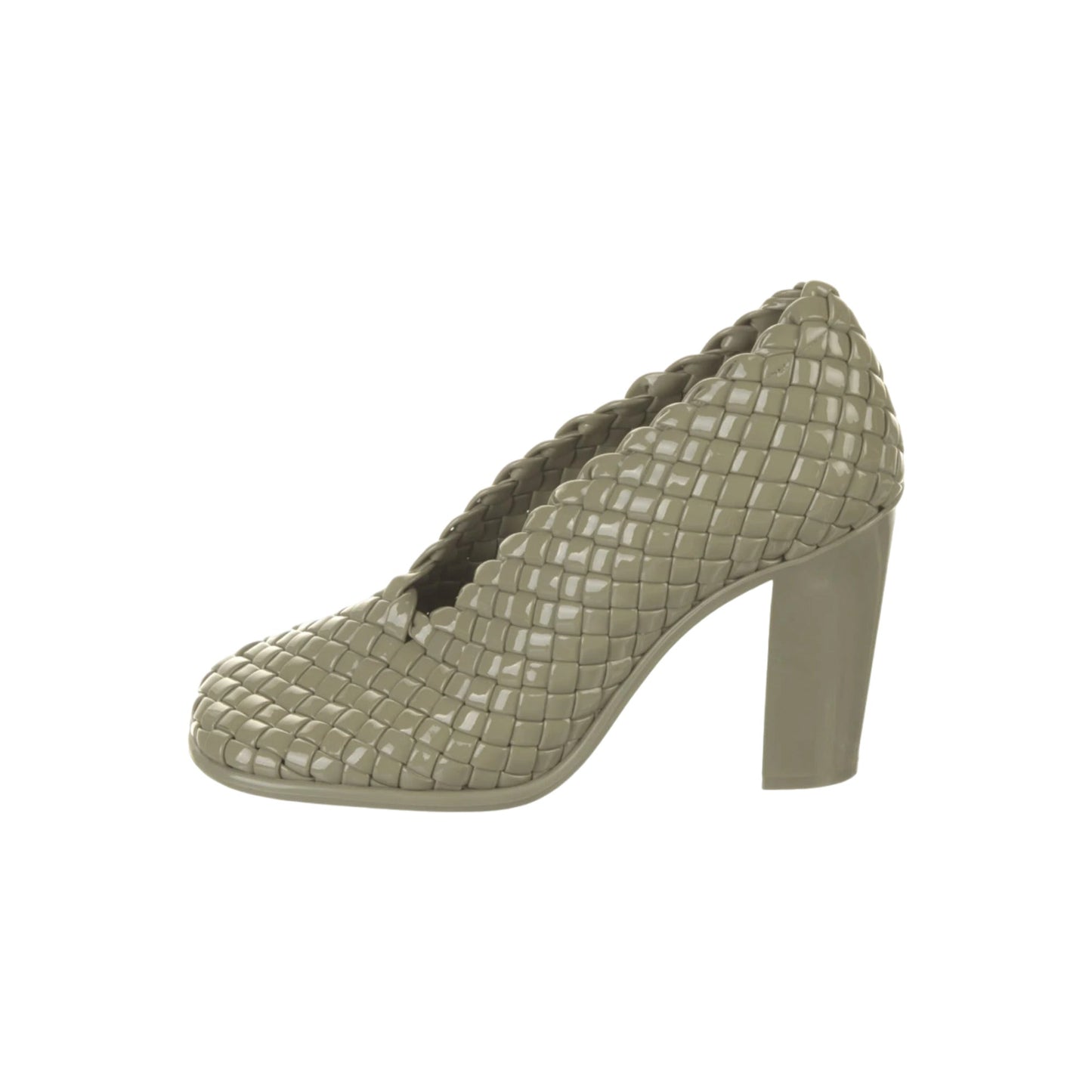 Bottega Veneta Intrecciato Weave Storm Pumps 39 Beige