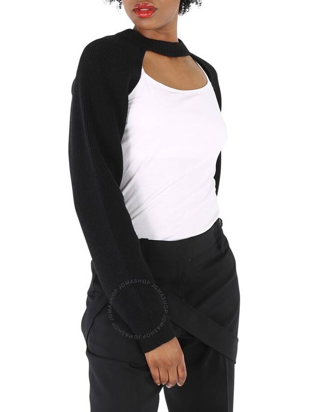Burberry Burberry Ladies Black Wool-Blend Shrug, Size X-Small