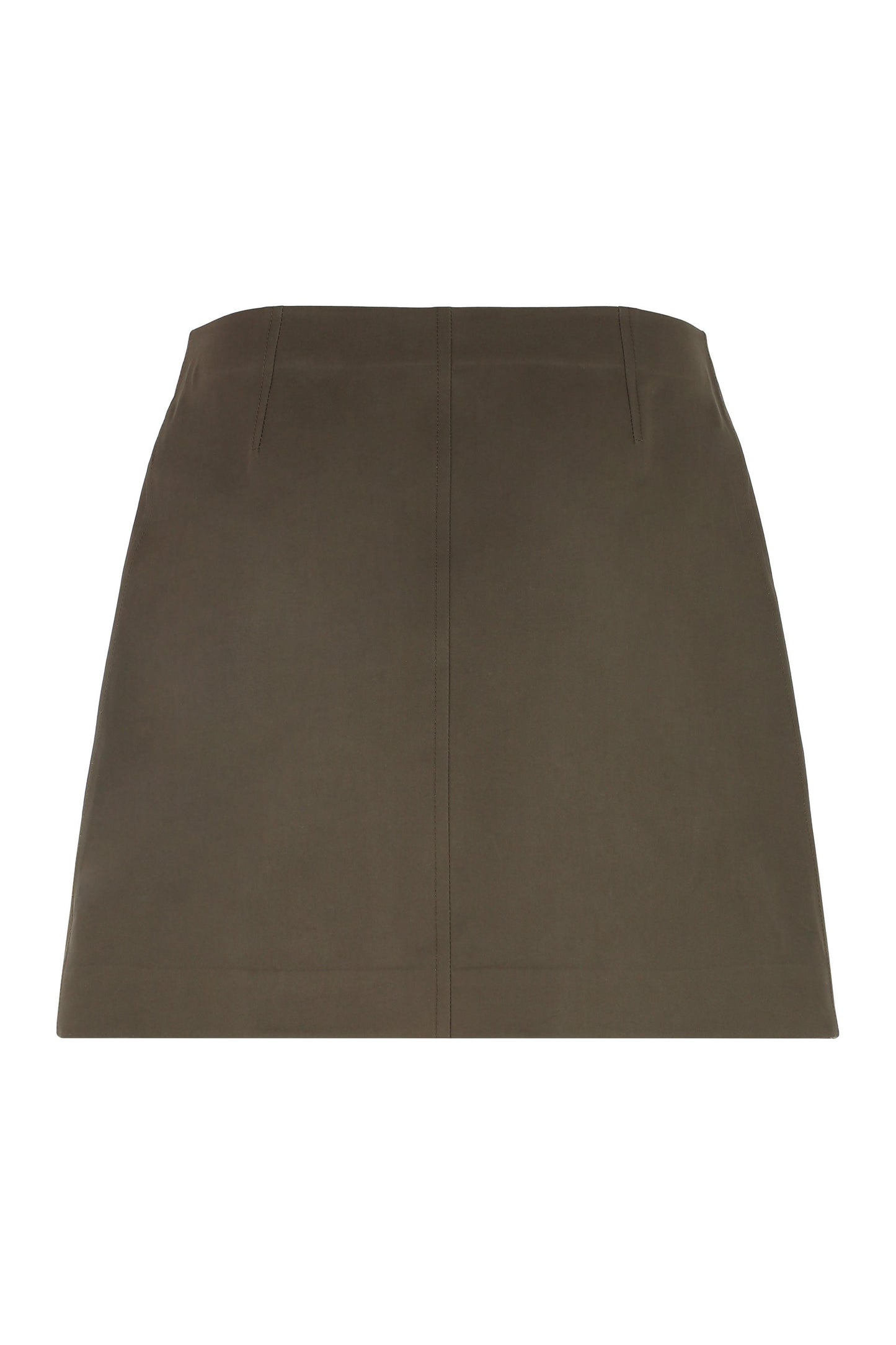 BURBERRY Cotton Mini Skirt with Side Pockets