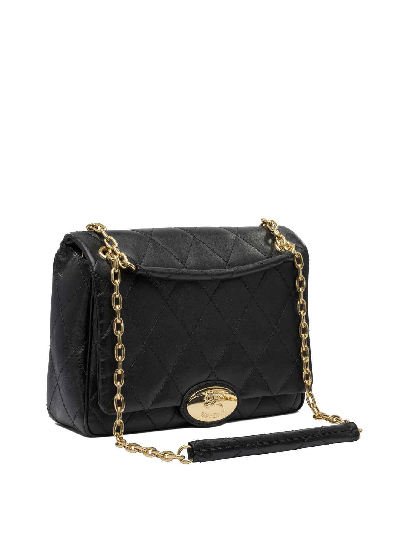 BURBERRY Luxury Mini Grain Leather Handbag