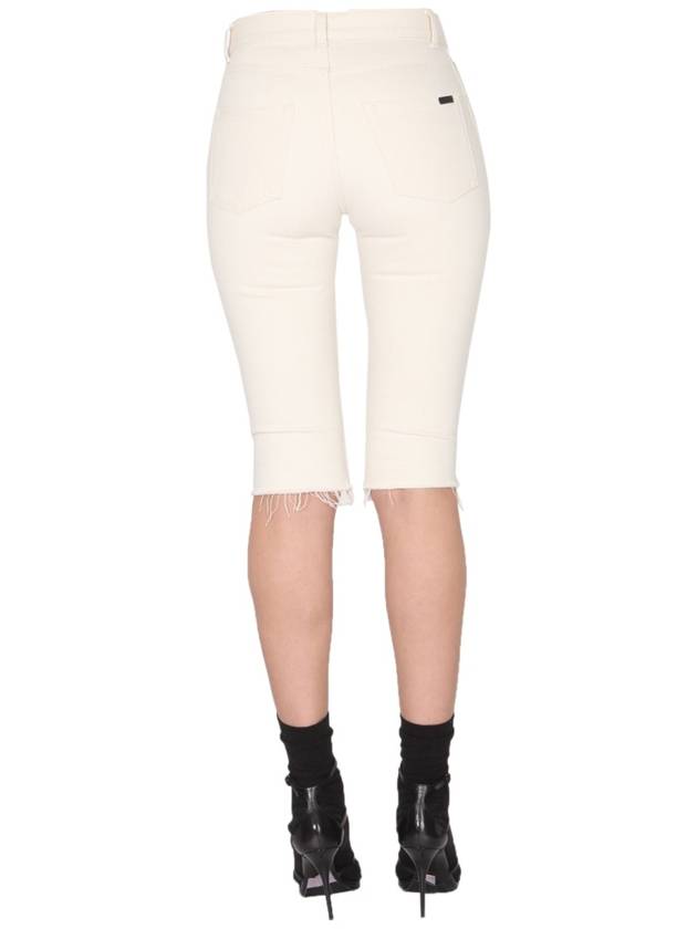 Saint Laurent Women's Shorts Ivory