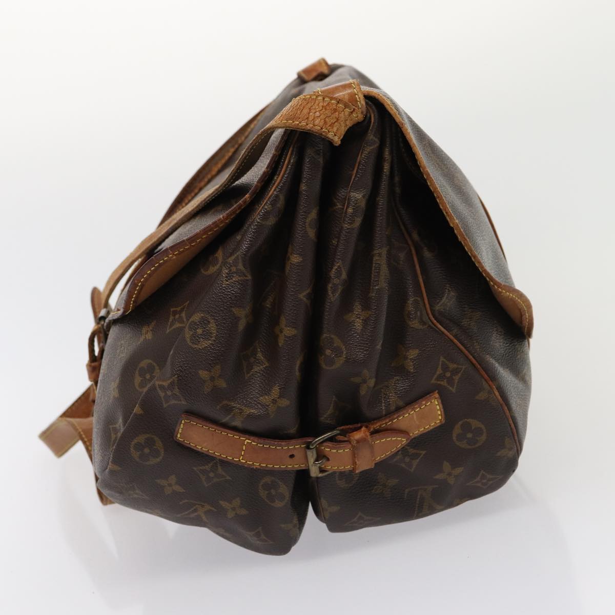 LOUIS VUITTON Monogram Saumur 35 Shoulder Bag M42254 LV 81311