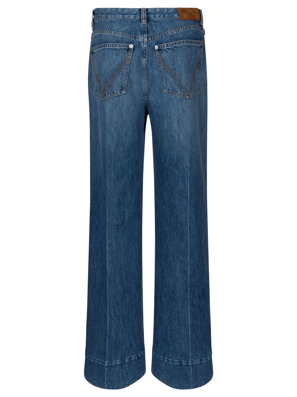 BOTTEGA VENETA Wide-Leg Jeans with Contrast Stitching for Women