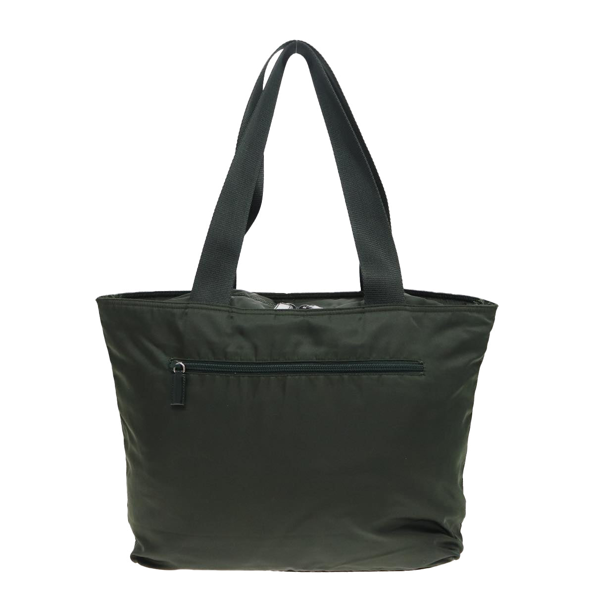 PRADA Tote Bag Nylon Khaki 81376