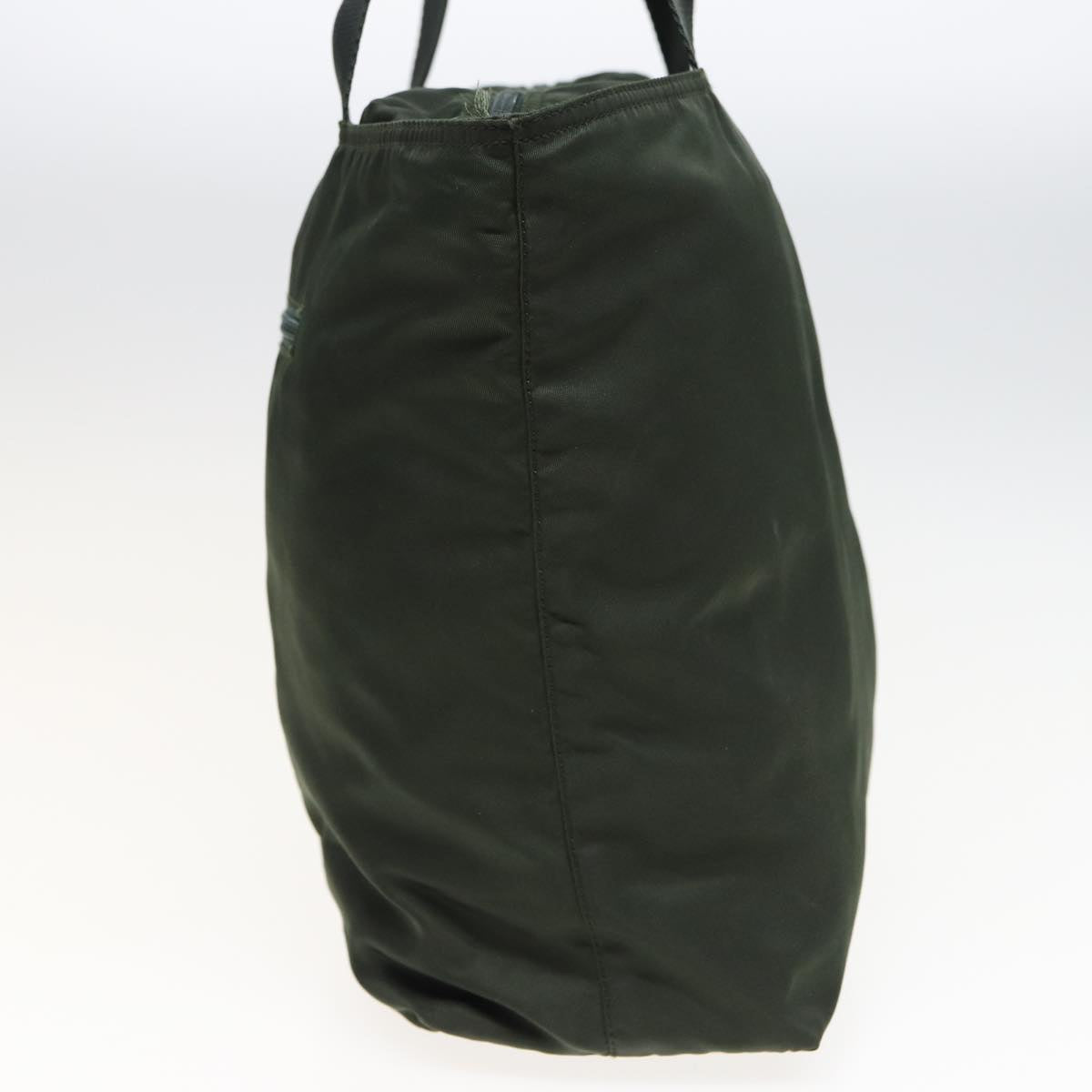 PRADA Tote Bag Nylon Khaki 81376