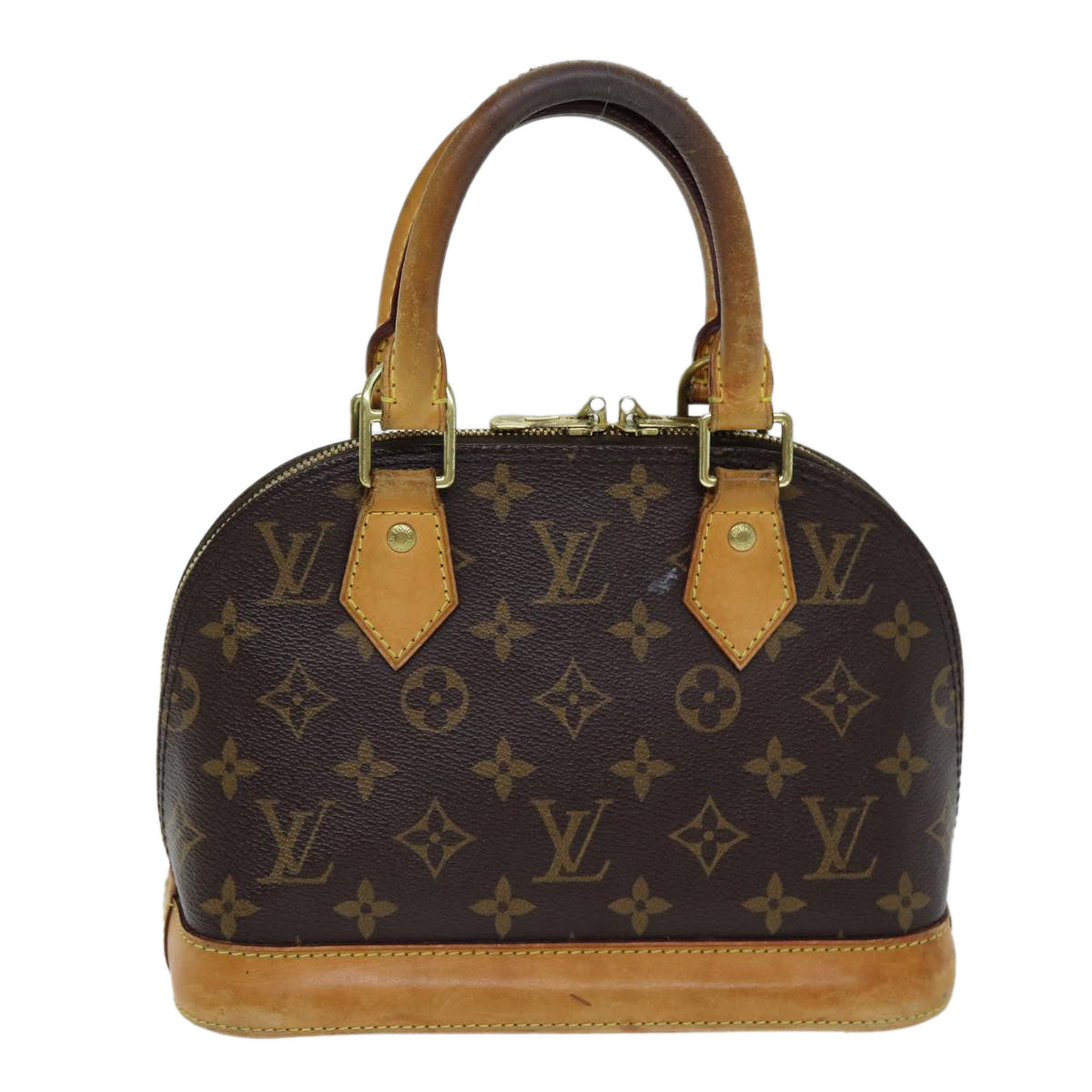 LOUIS VUITTON Monogram Alma BB Hand Bag 2way M53152 LV 81420