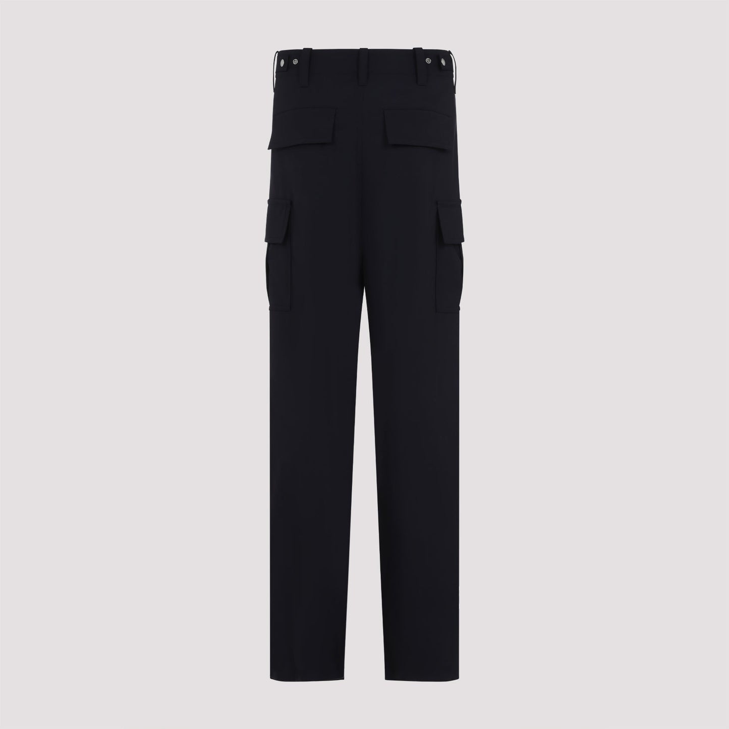 BOTTEGA VENETA Wide Wool Cargo Pants for Women