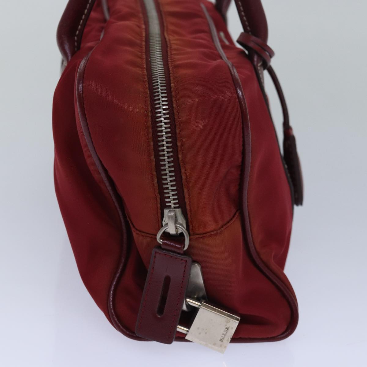 PRADA Shoulder Bag Nylon Red 81467