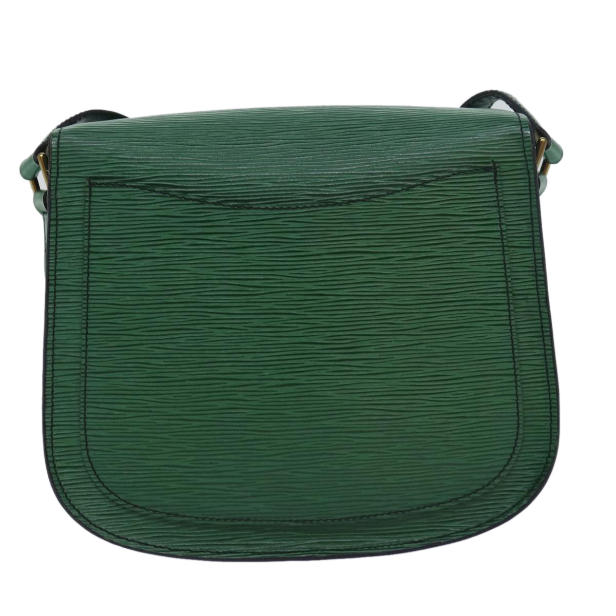 LOUIS VUITTON Epi Saint Cloud GM Shoulder Bag Green M52194 LV 81536