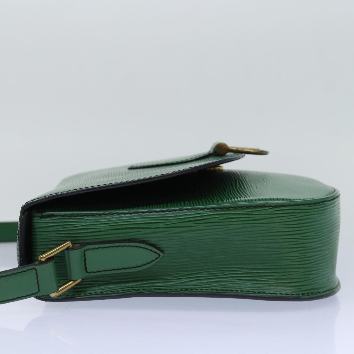 LOUIS VUITTON Epi Saint Cloud GM Shoulder Bag Green M52194 LV 81536
