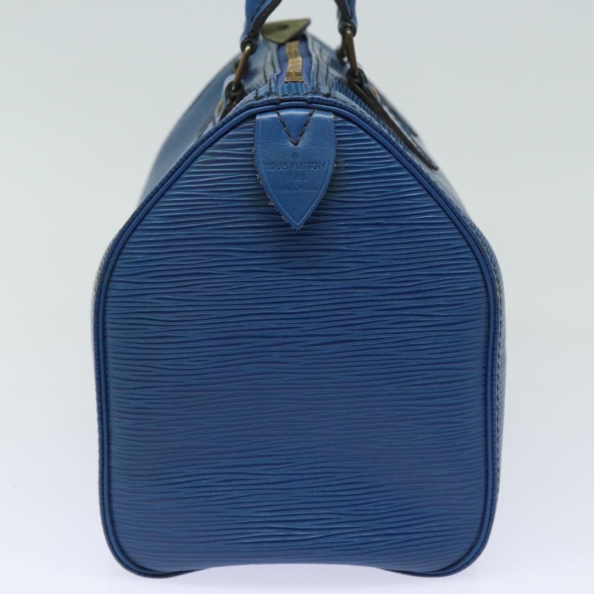 LOUIS VUITTON Epi Speedy 25 Hand Bag Toledo Blue M43015 LV 81576