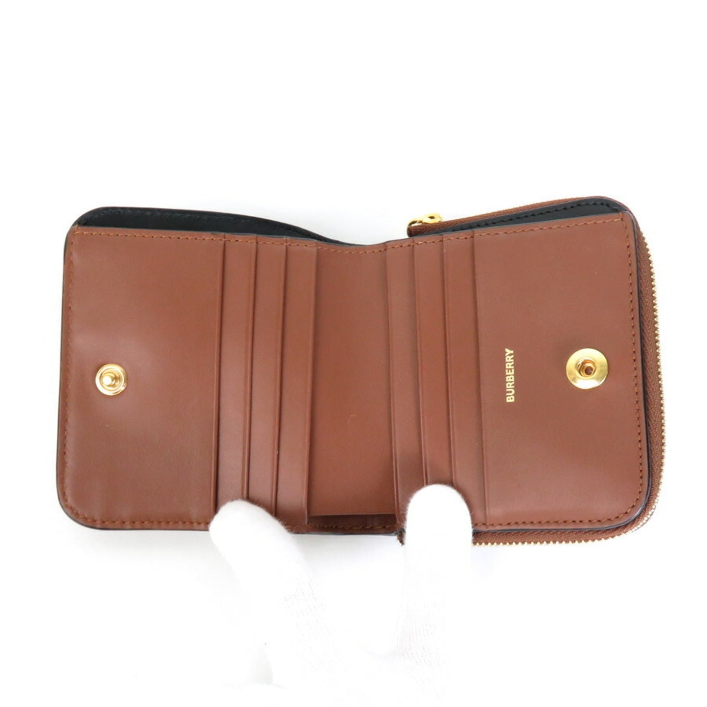 Burberry Coated Canvas Wallet (Bi-Fold) ()