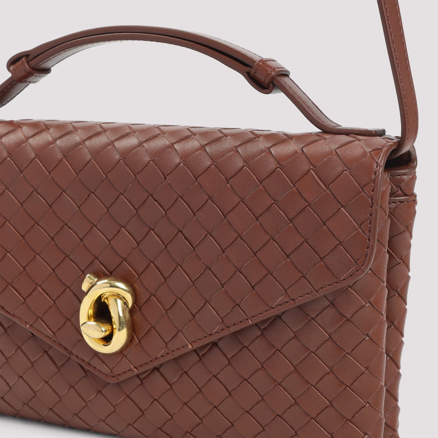 BOTTEGA VENETA Mini Knot Lock Shoulder Handbag - FW25 Edition