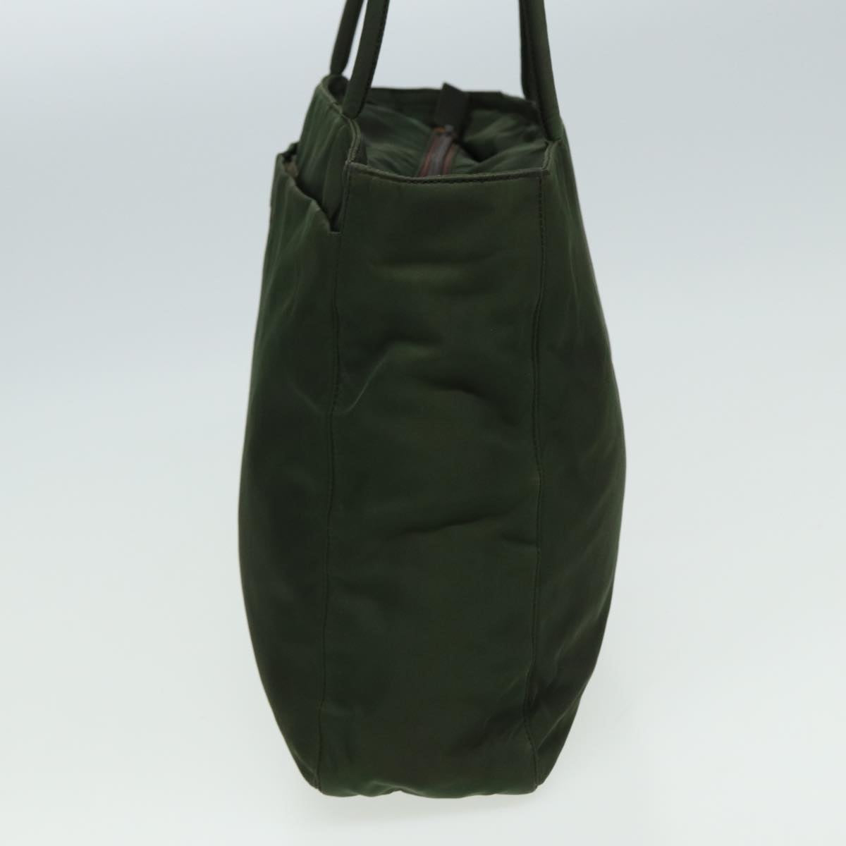 PRADA Tote Bag Nylon Khaki 81799