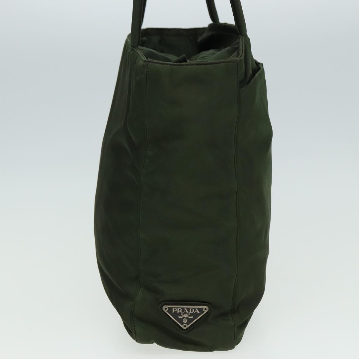 PRADA Tote Bag Nylon Khaki 81799