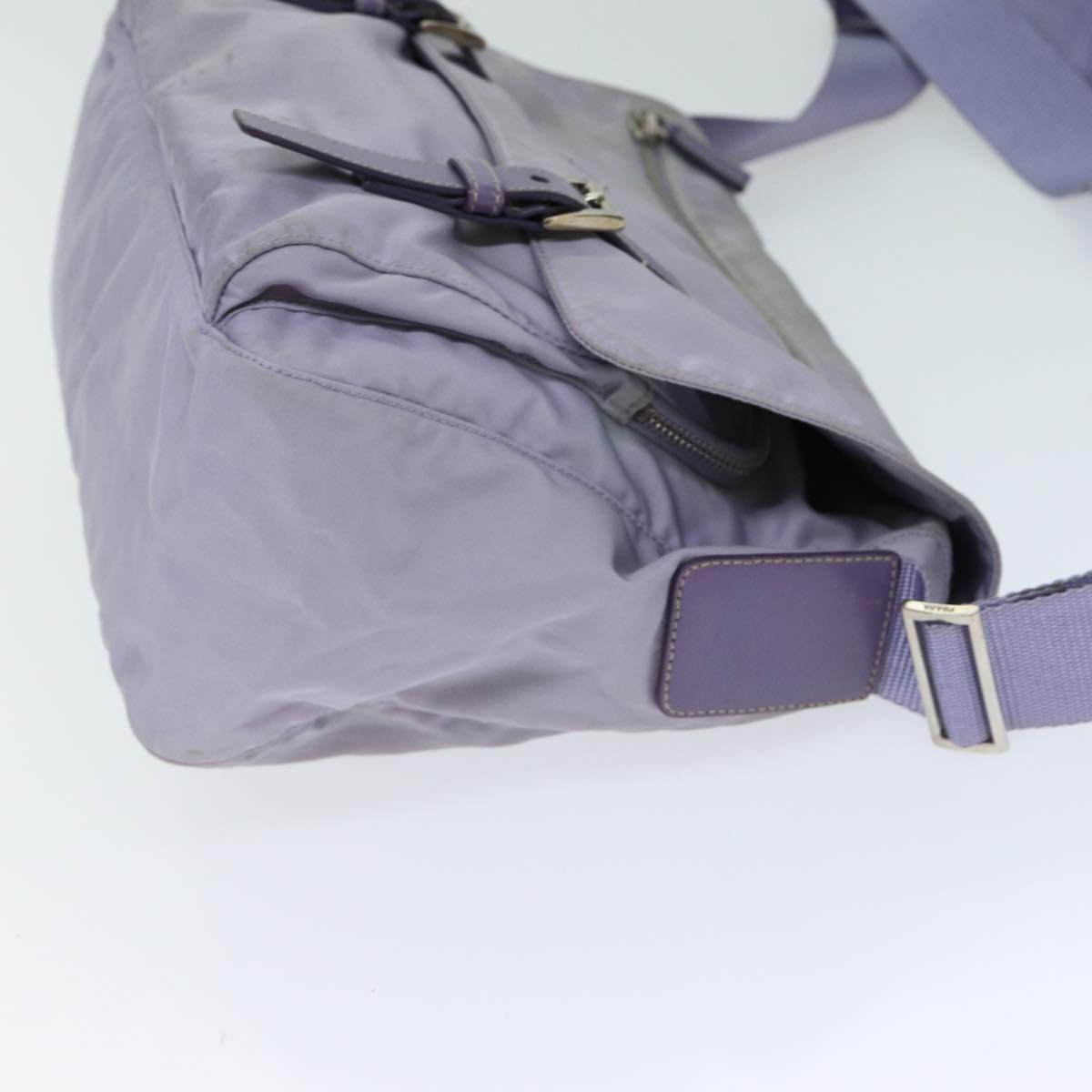 PRADA Shoulder Bag Nylon Purple 81834