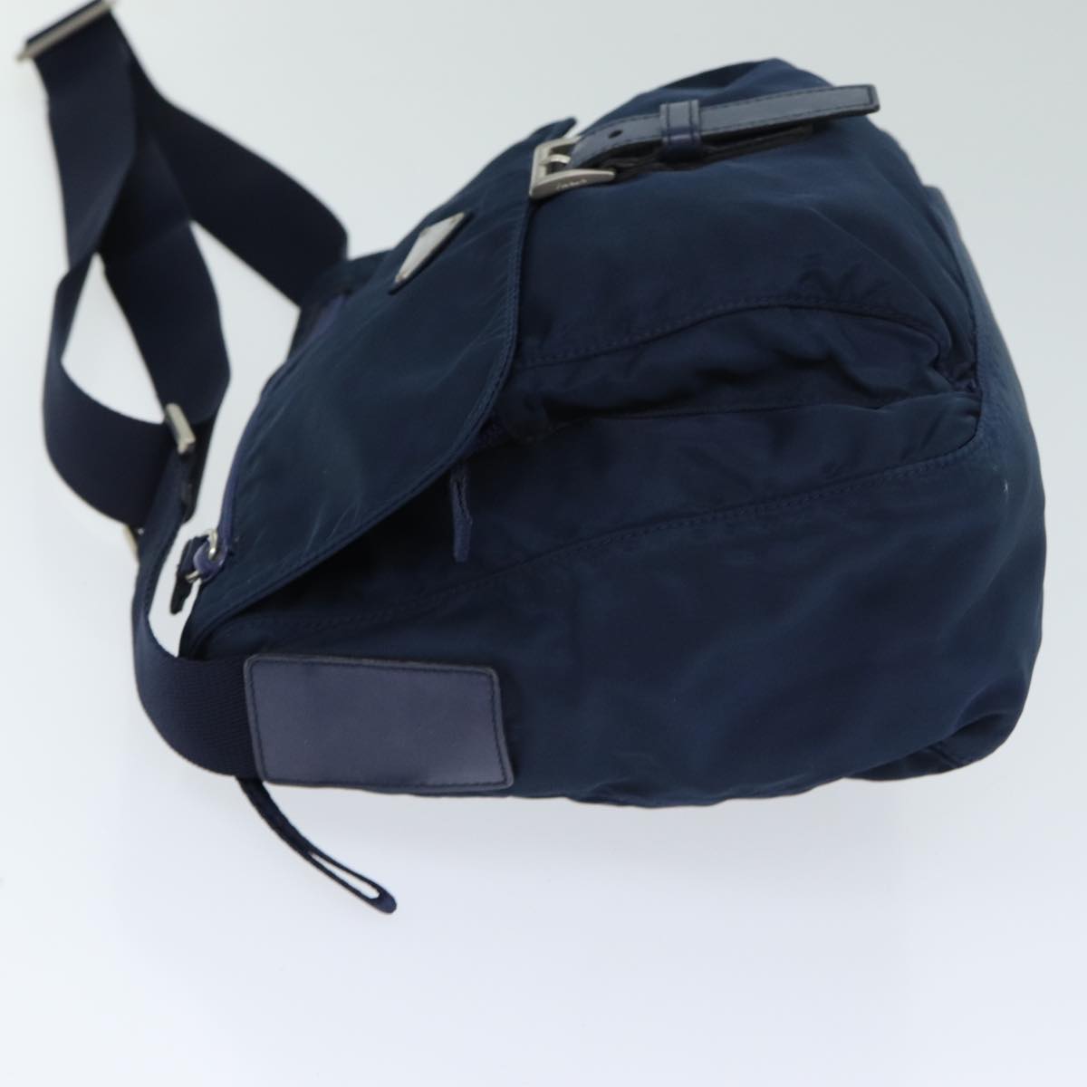 PRADA Shoulder Bag Nylon Navy 81840