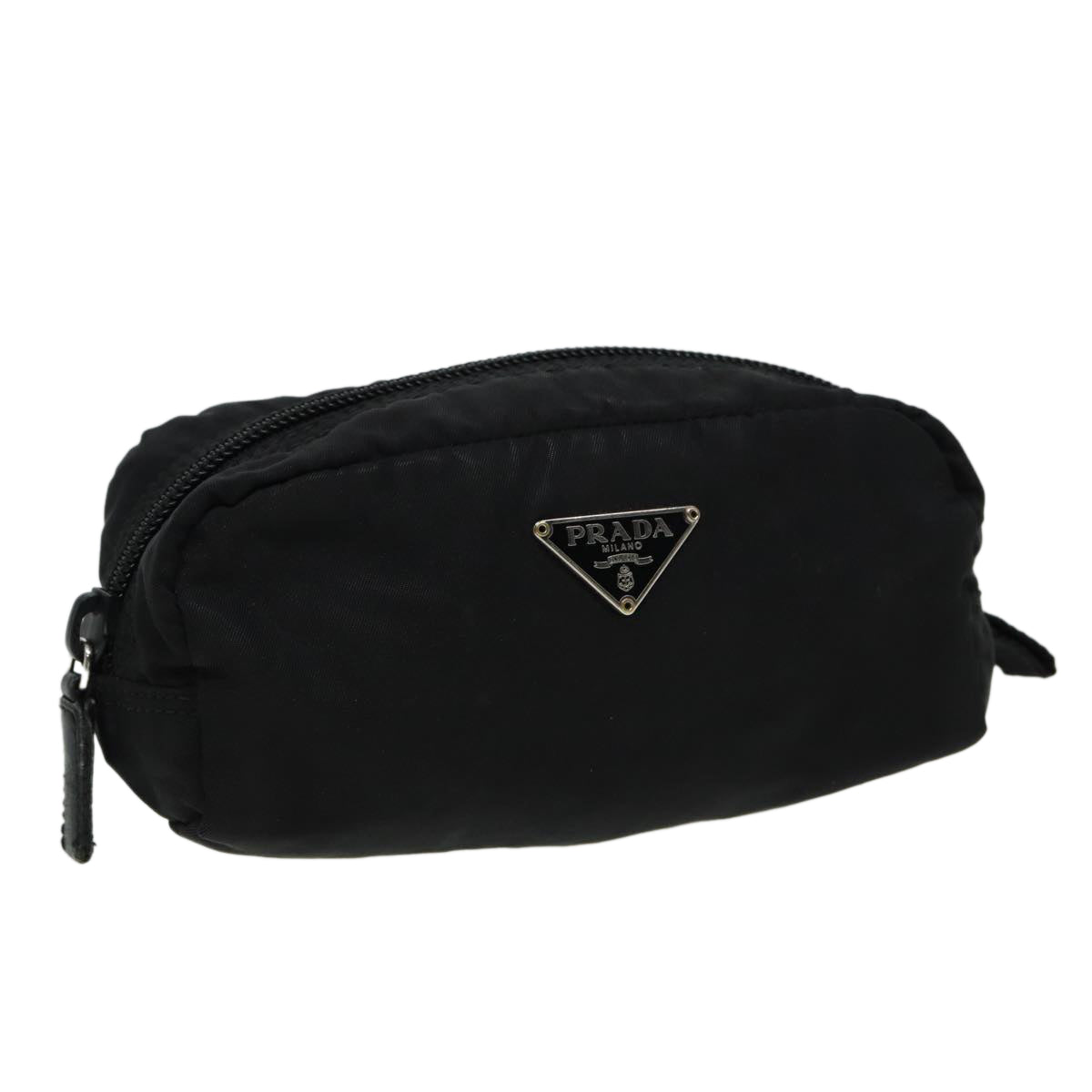 PRADA Pouch Nylon Black 81855