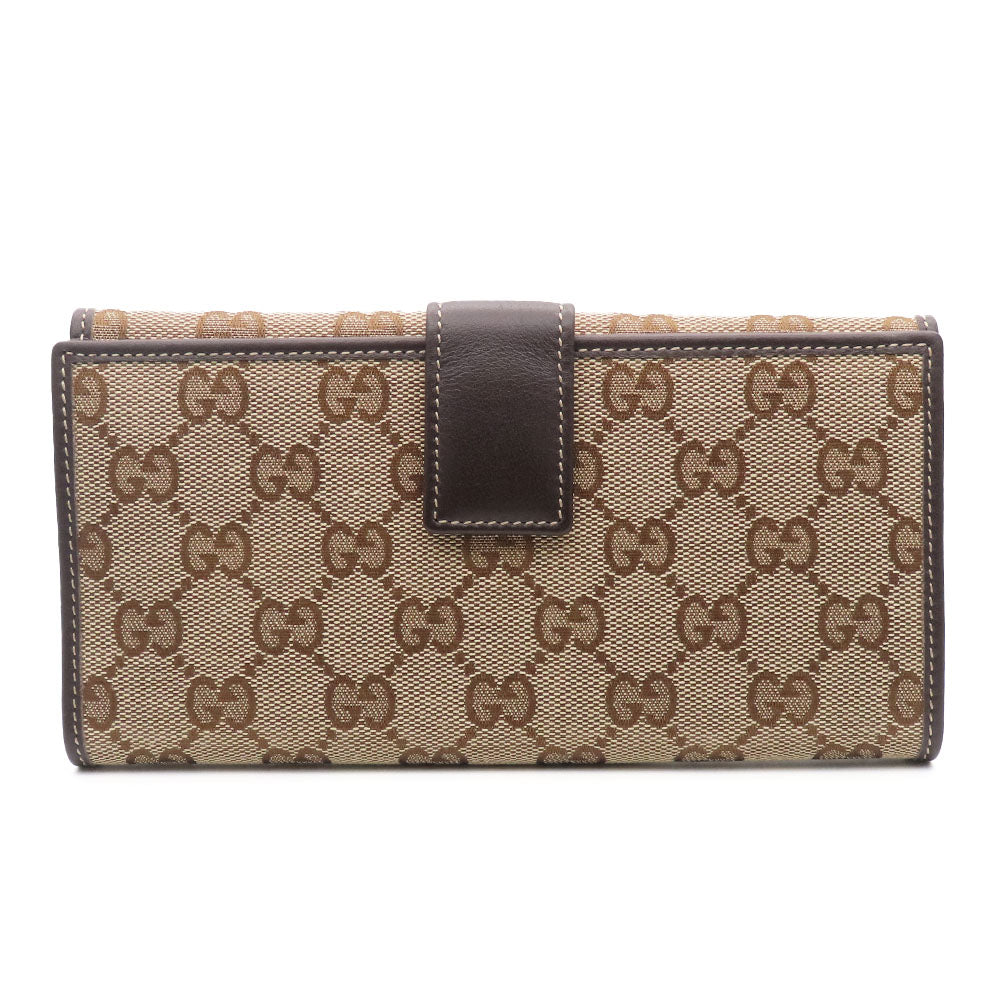 Gucci GG Canvas Leather Wallet 245723
