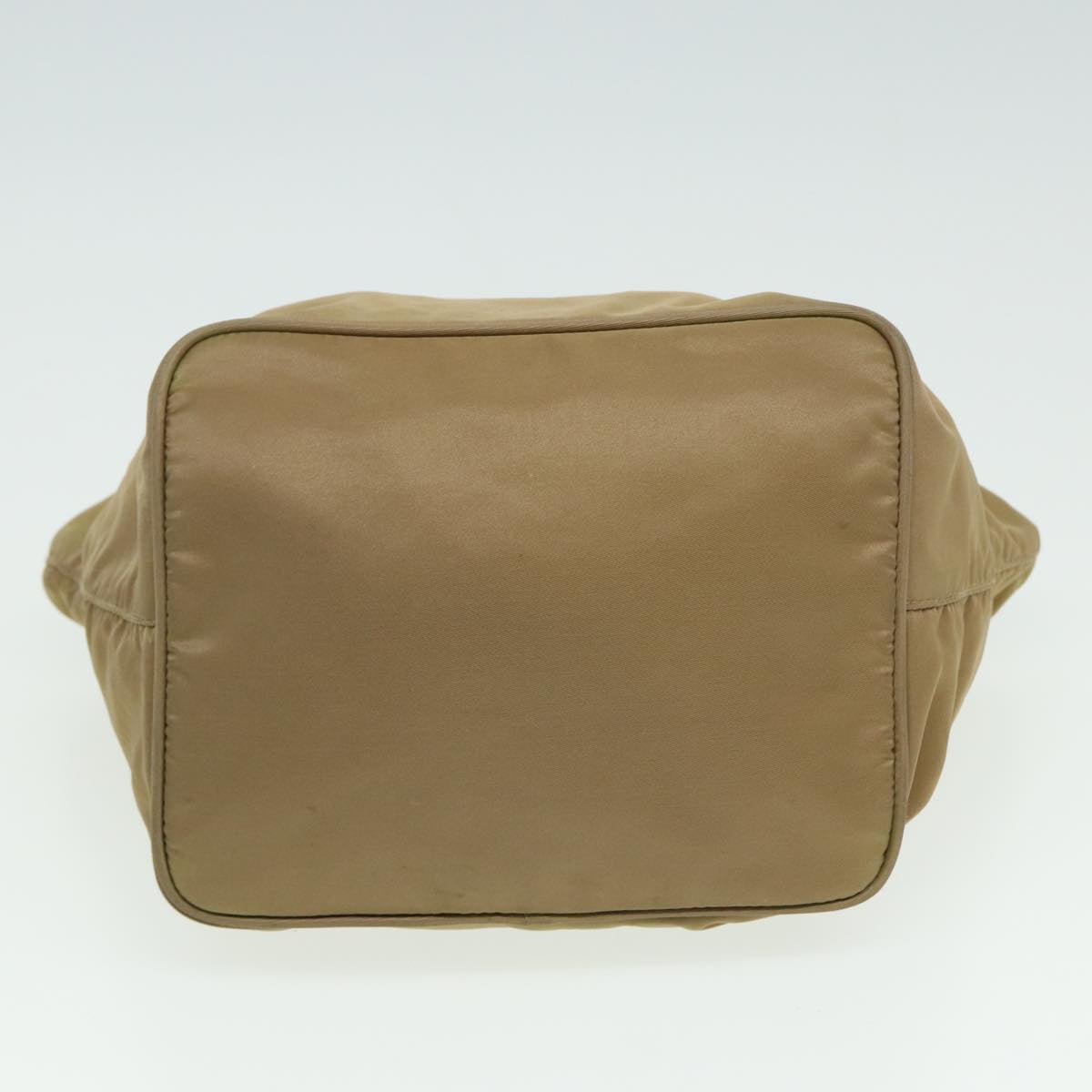 PRADA Hand Bag Nylon Beige 81924