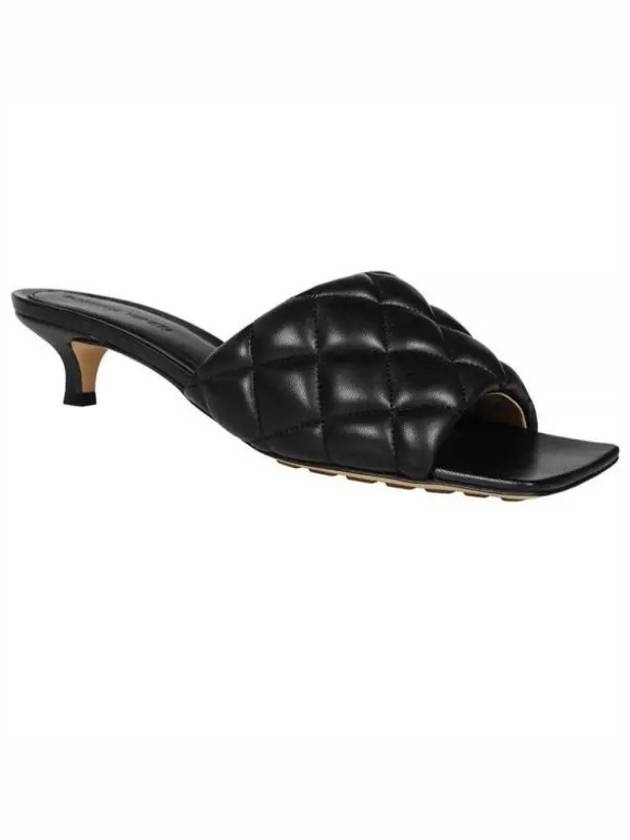 Bottega Veneta Padded Leather Mule Black