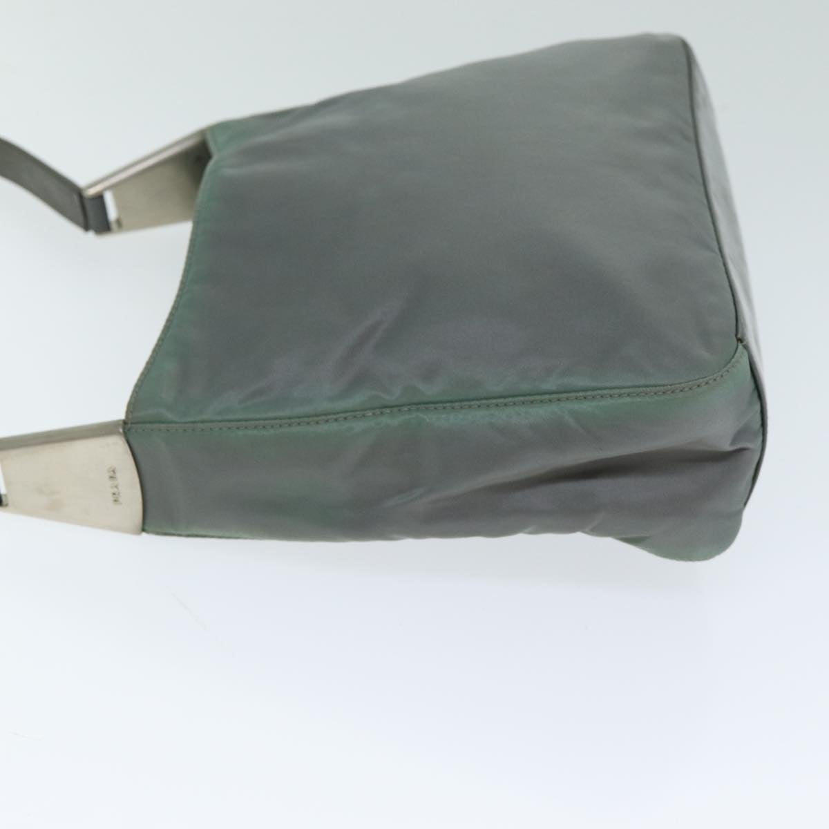 PRADA Shoulder Bag Nylon Gray 82166