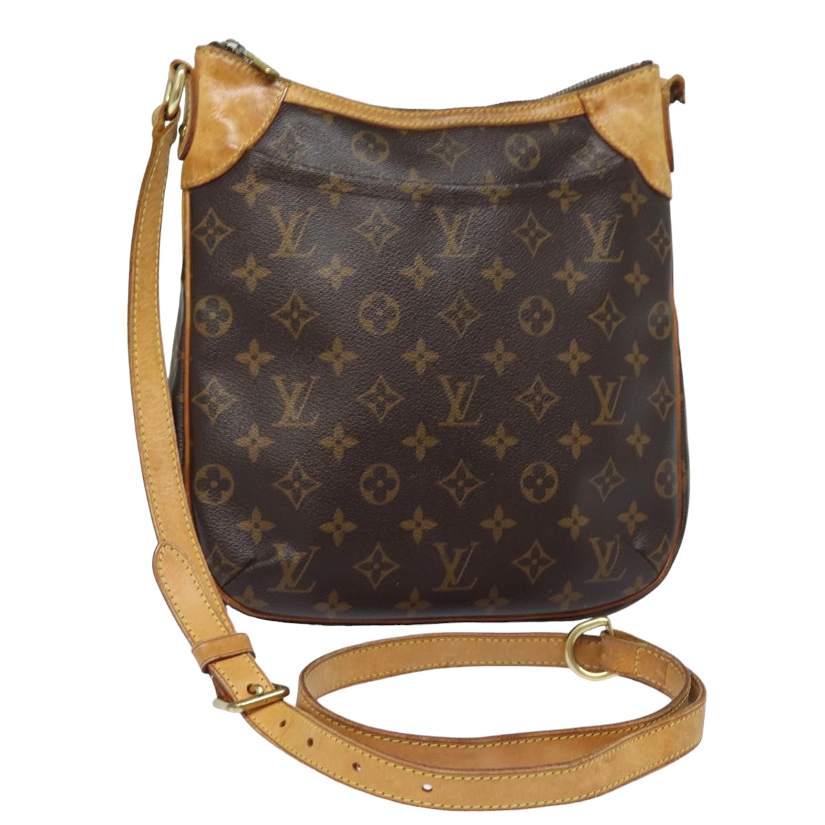 LOUIS VUITTON Monogram Odeon PM Shoulder Bag M56390 LV 82174