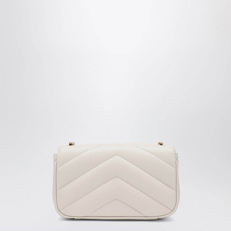 Saint Laurent Loulou Mini Cream Soft Leather Bag Women