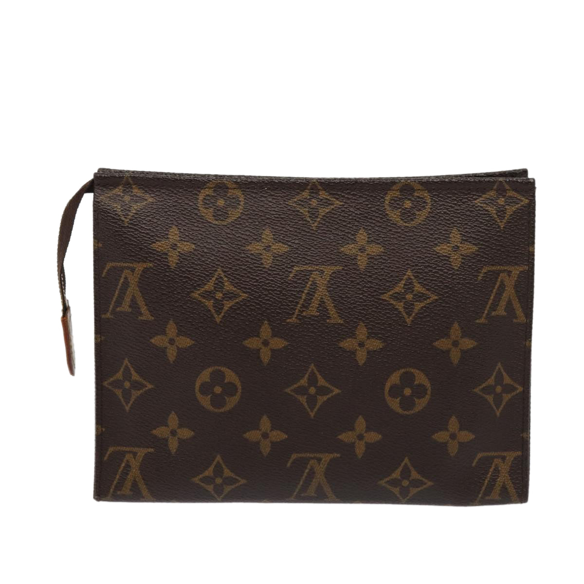 LOUIS VUITTON Monogram Poche Toilette 19 Pouch M47544 LV 82185