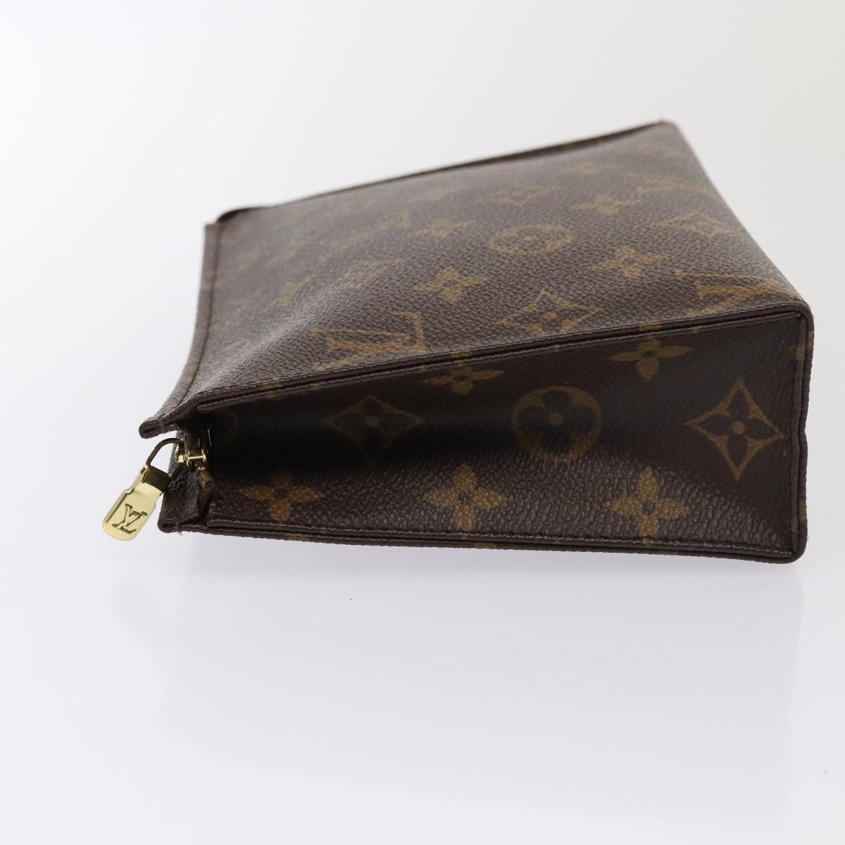 LOUIS VUITTON Monogram Poche Toilette 19 Pouch M47544 LV 82185